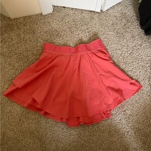 90 Degree By Reflex Coral Circle Skater Skirt